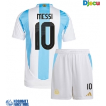 Argentina Lionel Messi #10 Domaci Dres za djecu Copa America 2024 Kratak Rukav (+ Kratke hlače)